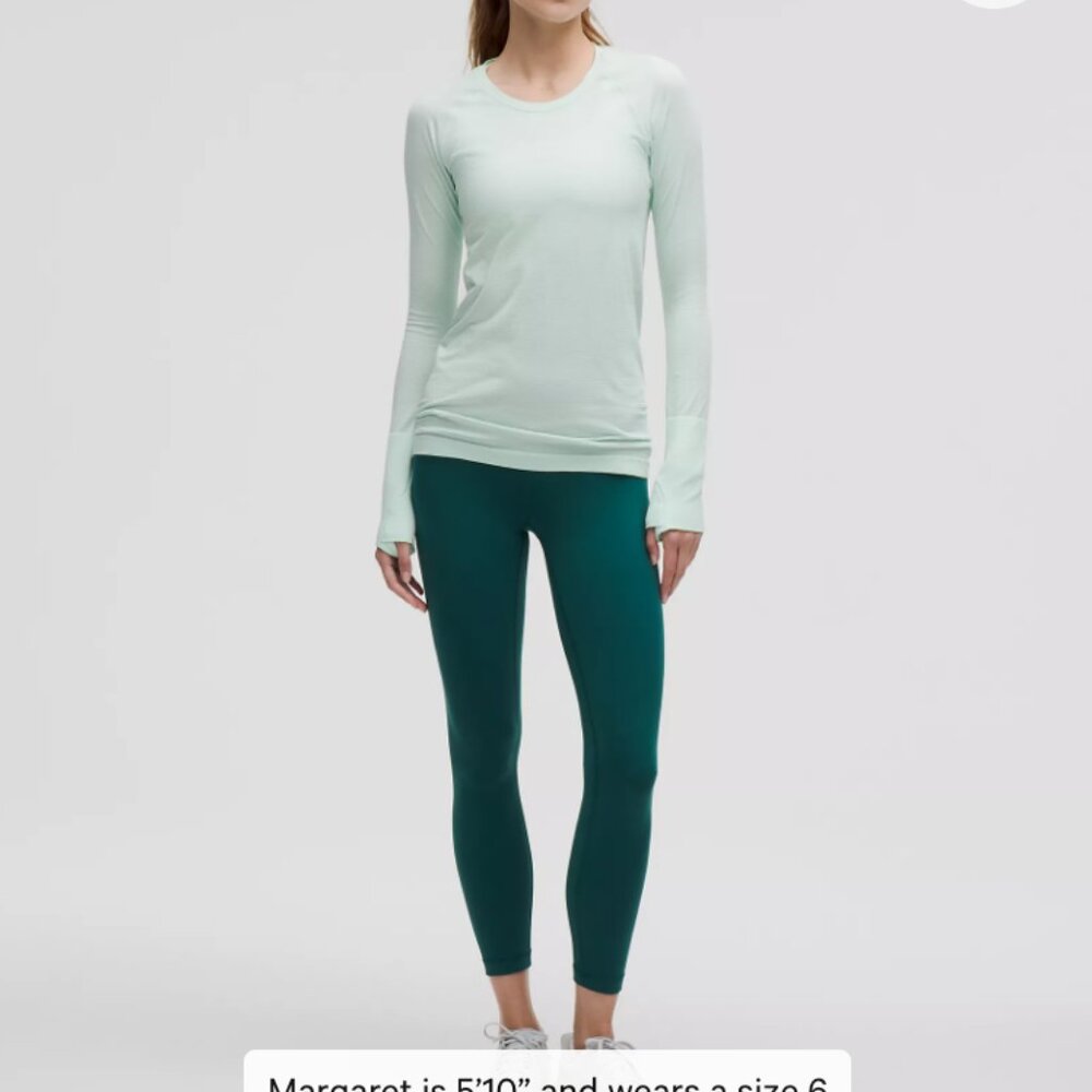 Lululemon Swiftly Tech Long-Sleeve Shirt Hip Length Size 10 - Picture 2 of 7
